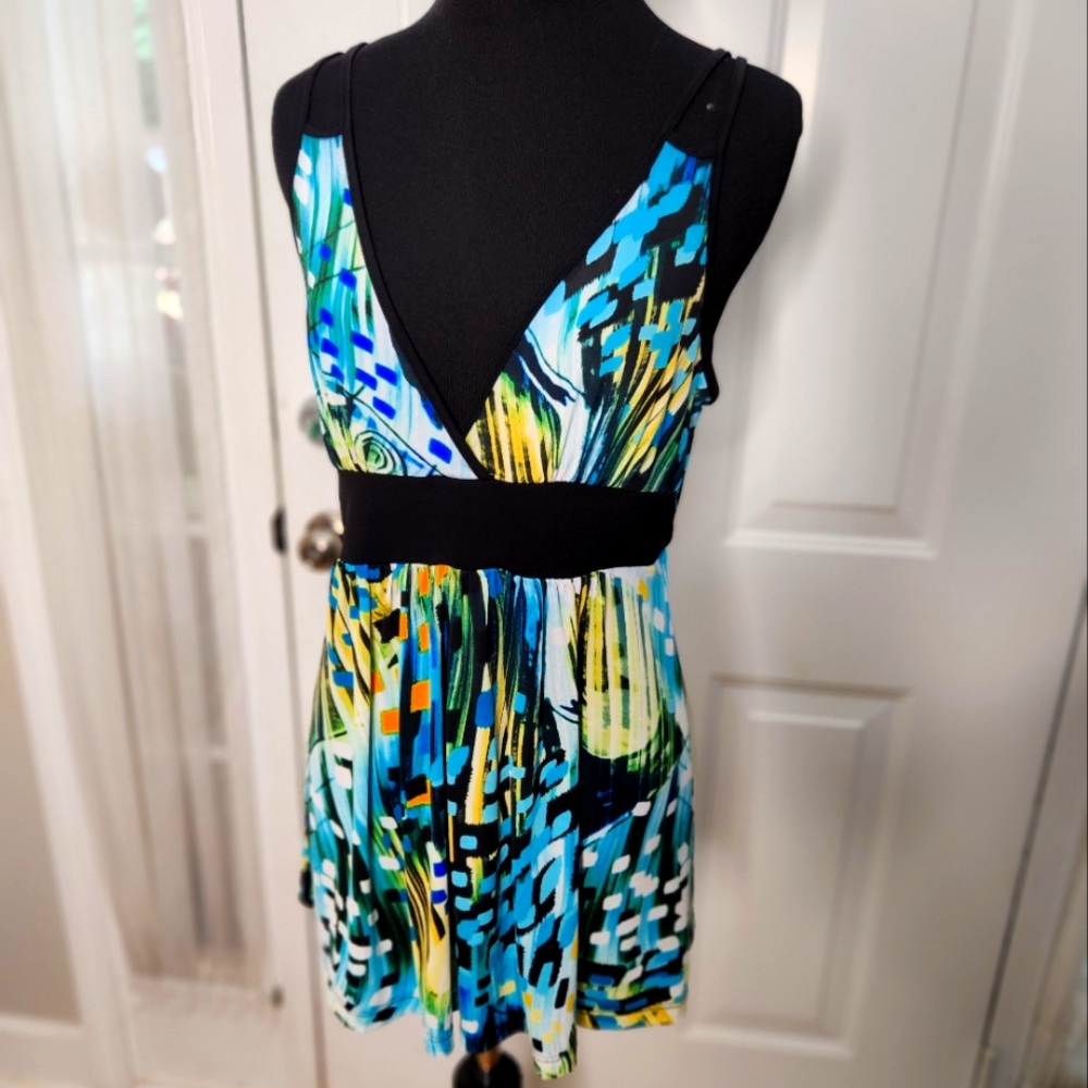 DOTS Vivid Flirty Mini Dress Size Small